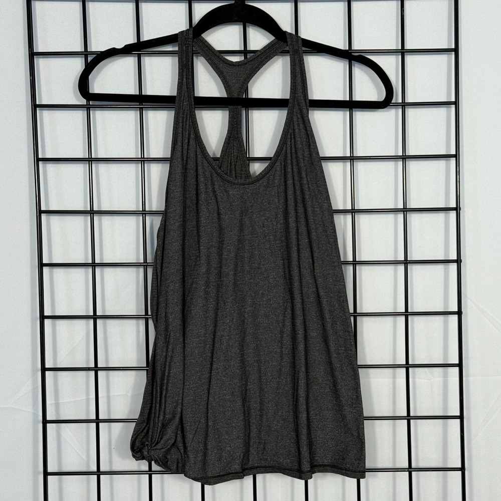 Lululemon Racerback Tank Womens‎ 8 Gray Activewear Athleisure Workout